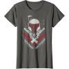 imageStar Wars Boba Fett No Threats Only Promises TShirtAsphalt Grey
