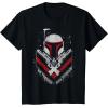 imageStar Wars Boba Fett No Threats Only Promises TShirtBlack
