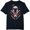 imageStar Wars Boba Fett No Threats Only Promises TShirtBlack