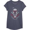 imageStar Wars Boba Fett No Threats Only Promises TShirtHeather Blue