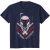 imageStar Wars Boba Fett No Threats Only Promises TShirtNavy Blue