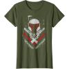 imageStar Wars Boba Fett No Threats Only Promises TShirtOlive Green