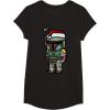 imageStar Wars Boba Fett Santa Hat Cartoon Christmas TShirt TShirtBlack