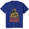 imageStar Wars Boba Fett Skeleton Halloween Costume TShirtRoyal Blue