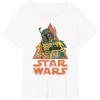 imageStar Wars Boba Fett Skeleton Halloween Costume TShirtWhite