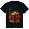 imageStar Wars Boba Fett Tropical Print Helmet TShirtBlack