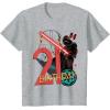 imageStar Wars Darth Vader 21st Birthday Abstract Background TShirtHeather Grey