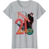 imageStar Wars Darth Vader 21st Birthday Abstract Background TShirtHeather Grey