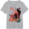 imageStar Wars Darth Vader 40th Birthday Abstract Background TShirtHeather Grey