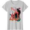 imageStar Wars Darth Vader 40th Birthday Abstract Background TShirtSilver Grey