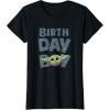 imageStar Wars Grogu Birthday Boy Big Face TShirtBlack