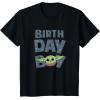 imageStar Wars Grogu Birthday Boy Big Face TShirtBlack