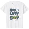 imageStar Wars Grogu Birthday Boy Big Face TShirtWhite
