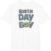 imageStar Wars Grogu Birthday Boy Big Face TShirtWhite