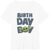 imageStar Wars Grogu Birthday Boy Big Face TShirtWhite