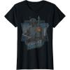 imageStar Wars The Empire Strikes Back Boba Fett Vintage Portrait TShirtBlack