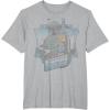 imageStar Wars The Empire Strikes Back Boba Fett Vintage Portrait TShirtHeather Grey
