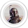 imageStar Wars The Mandalorian Bounty Hunter Boba Fett Portrait PopSockets MagSafe PopGrip for iPhoneMagSafe