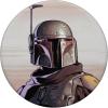 imageStar Wars The Mandalorian Bounty Hunter Boba Fett Portrait PopSockets MagSafe PopGrip for iPhoneStandard