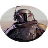 imageStar Wars The Mandalorian Bounty Hunter Boba Fett Portrait PopSockets MagSafe PopGrip for iPhoneStandard