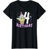 imageStar Wars The Mandalorian Grogu 4th Birthday Ice Cream Cone TShirtBlack