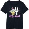imageStar Wars The Mandalorian Grogu 4th Birthday Ice Cream Cone TShirtBlack