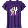 imageStar Wars The Mandalorian Grogu 4th Birthday Ice Cream Cone TShirtPurple