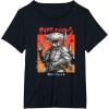 imageStar Wars Visions Boba Fett Samurai Poster TShirtBlack