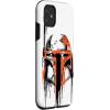 imageiPhone 16 Star Wars Boba Fett Helmet Paint Drip White CaseiPhone 11