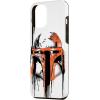 imageiPhone 16 Star Wars Boba Fett Helmet Paint Drip White CaseiPhone 12 Pro Max