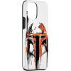 imageiPhone 16 Star Wars Boba Fett Helmet Paint Drip White CaseiPhone 12 mini