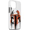 imageiPhone 16 Star Wars Boba Fett Helmet Paint Drip White CaseiPhone 13 Pro Max
