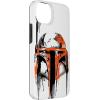 imageiPhone 16 Star Wars Boba Fett Helmet Paint Drip White CaseiPhone 14 Plus