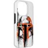 imageiPhone 16 Star Wars Boba Fett Helmet Paint Drip White CaseiPhone 14 Pro