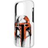 imageiPhone 16 Star Wars Boba Fett Helmet Paint Drip White CaseiPhone 14 Pro