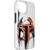 imageiPhone 16 Star Wars Boba Fett Helmet Paint Drip White CaseiPhone 15