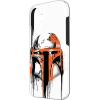 imageiPhone 16 Star Wars Boba Fett Helmet Paint Drip White CaseiPhone 16