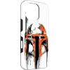 imageiPhone 16 Star Wars Boba Fett Helmet Paint Drip White CaseiPhone 16 Pro