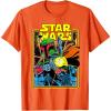 imageStar Wars Boba Fett Bounty Hunter Comic Book Cover TShirtOrange