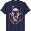 imageStar Wars Boba Fett No Threats Only Promises TShirtNavy Blue