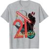 imageStar Wars Darth Vader 21st Birthday Abstract Background TShirtHeather Grey