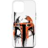 imageiPhone 16 Star Wars Boba Fett Helmet Paint Drip White CaseiPhone 12 Pro Max