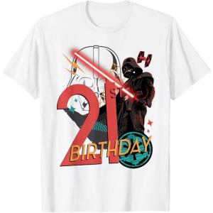 imageStar Wars Darth Vader 21st Birthday Abstract Background TShirtWhite