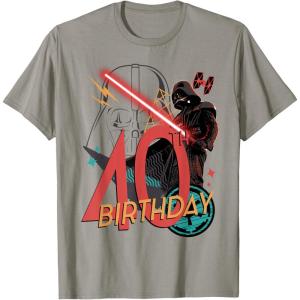 imageStar Wars Darth Vader 40th Birthday Abstract Background TShirtSlate Grey