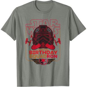 imageStar Wars TIE Fighter Pilot Imperial Birthday Squad Squadron TShirtOlive Heather