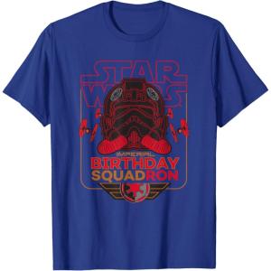 imageStar Wars TIE Fighter Pilot Imperial Birthday Squad Squadron TShirtRoyal Blue