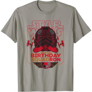 imageStar Wars TIE Fighter Pilot Imperial Birthday Squad Squadron TShirtSlate Grey