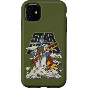 imageiPhone 16 Star Wars Boba Fett Cloudy Logo Stance CaseiPhone 11