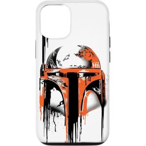 imageiPhone 16 Star Wars Boba Fett Helmet Paint Drip White CaseiPhone 1212 Pro
