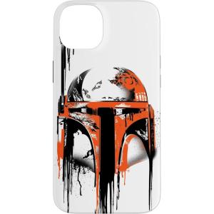 imageiPhone 16 Star Wars Boba Fett Helmet Paint Drip White CaseiPhone 14 Plus